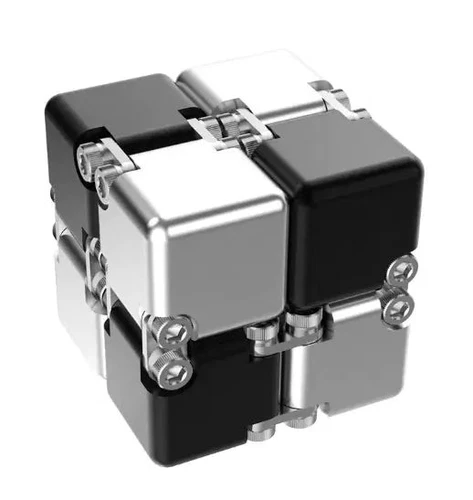 Metal Infinity Cube Stress Relief Toy - Picture 8 of 20