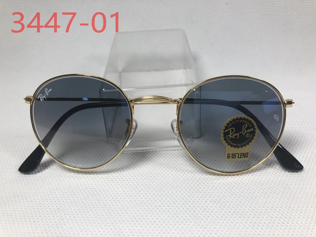 Ray-Ban Blue Round Mirrored Sunglasses for Men for sale | eBay