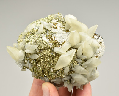 Calcite with Chalcopyrite - Sweetwater Mine, Reynolds Co., Missouri