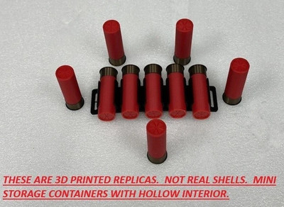 10X 12ga Gauge Shotgun Shot Shells Replica for Display 3D Printed FAKE Storage