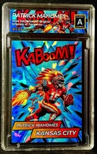 Patrick Mahomes 2024 Anime Sport Manga Swag Cartoon CollectorsXT SLAB - Chiefs