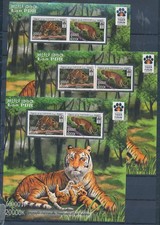 XE68095 Laos 2022 perfumy/imperf tygrysy zwierzęta dzika przyroda arkusze XXL MNH