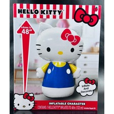 Hello Kitty Inflatable 48in Sanrio Party Decoration Kids Toy New Gift Set