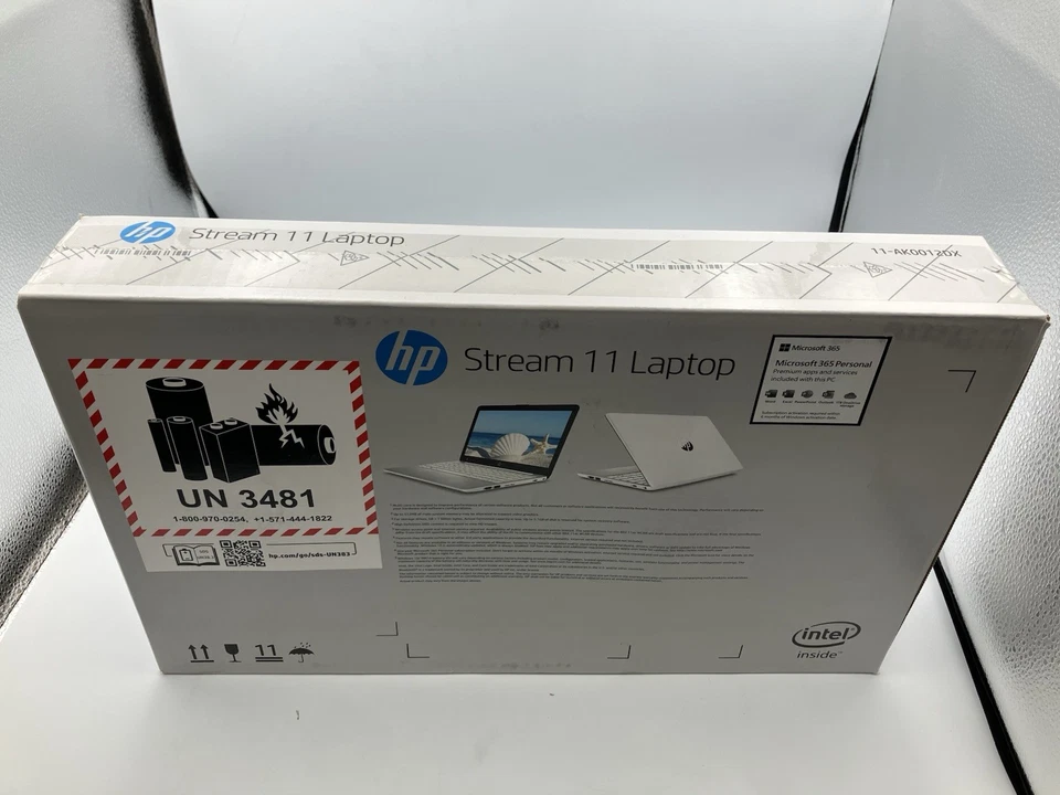 HP 11-ak0012dx 11.6" HD WLED Celeron N4000 1.1 GHz 4GB 64GB eMMC W10S, Sealed - Image 3 of 4