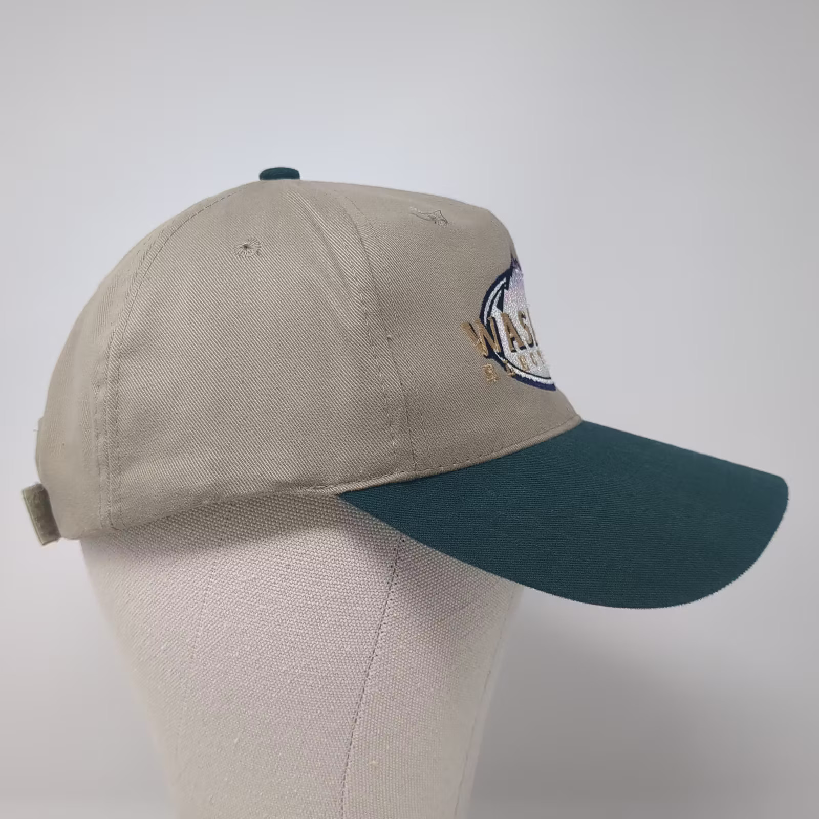 Wasatch Electrical Mountain Logo Baseball Cap Bei… - image 5