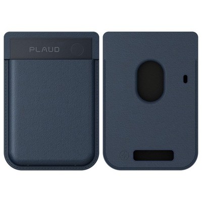 Plaud Note Pro AI Voice Recorder Magnetic Case Navy Blue MagSafe Compatible