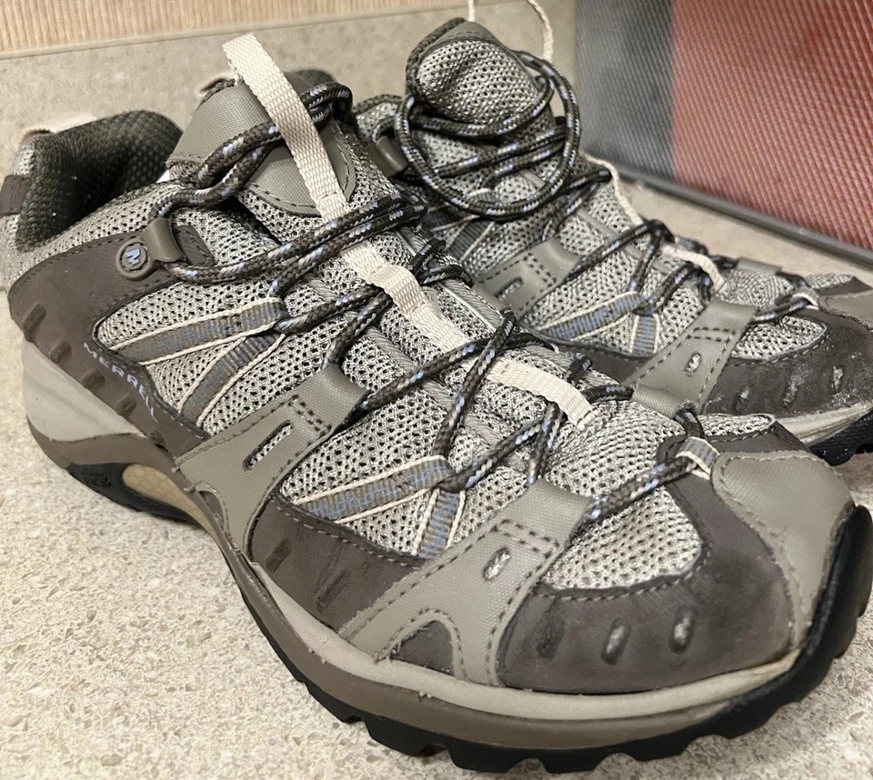 Merrell Siren Sport Hiking Shoes Womens Size 8.5 J89444 Olive Vibram Sole - Image 2 of 4