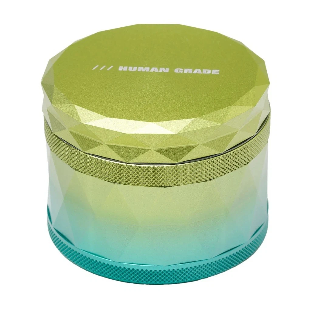 Human Grade 2.5" 63mm Premium Aluminum Hand Grinder 7F Herb Spice Tobacco L/B
Opens in a new window