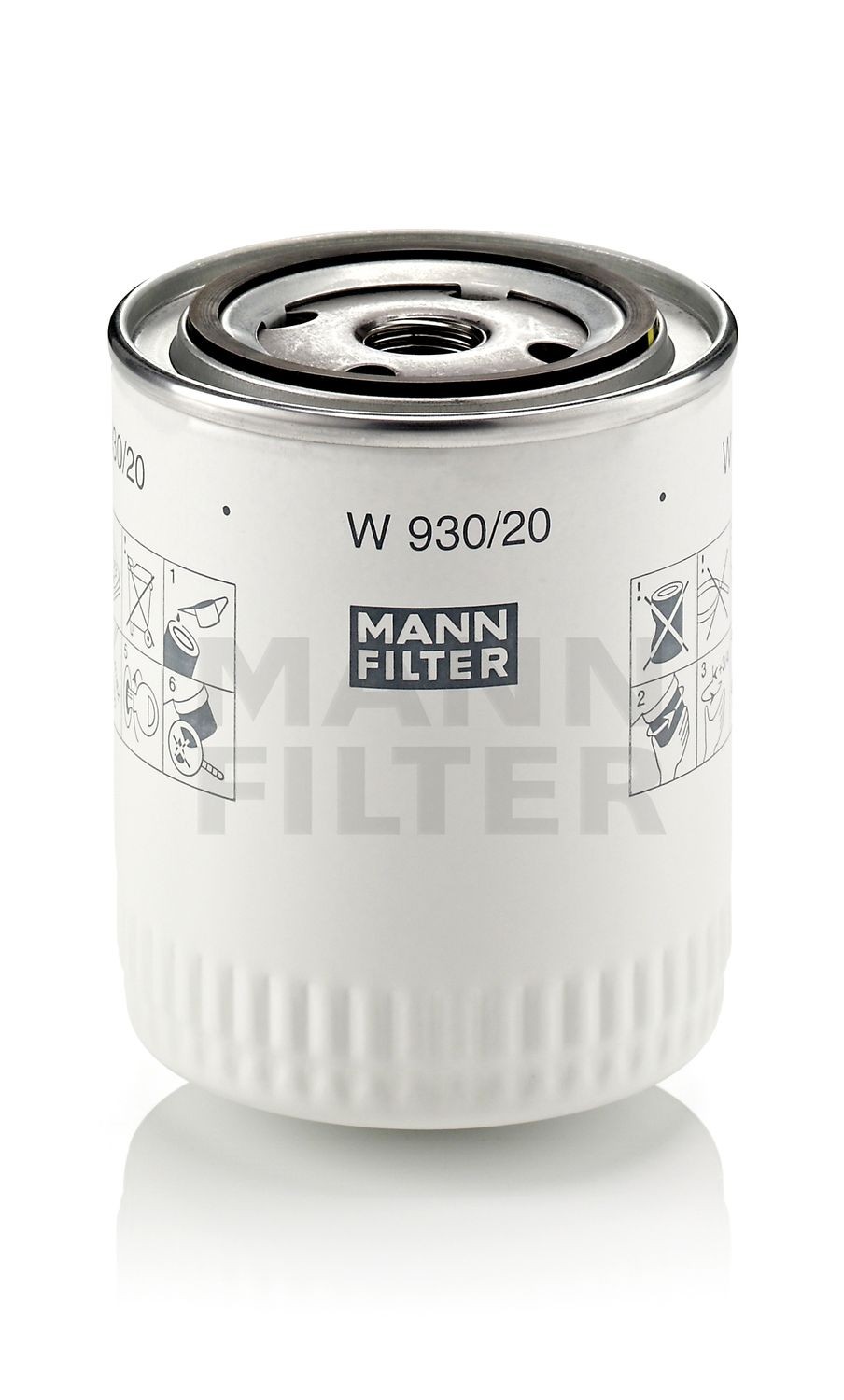 Mann-Filter W 930/20 Engine Oil Filter For Select 80-04 Land Rover Rover Models