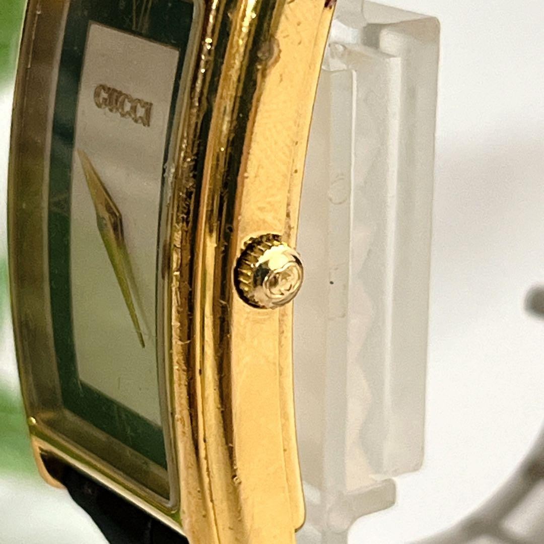 Vintage Gucci Rectangular Square Watch White Dial… - image 6