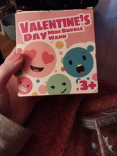 Valentine's Day Mini Bubble Wand for Kids