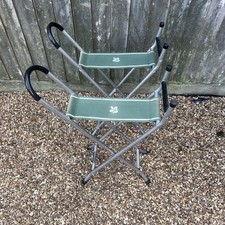 2 x Vintage Phillips of Axminster National Trust Klapphocker, sehr guter Zustand sofortiger Versand
