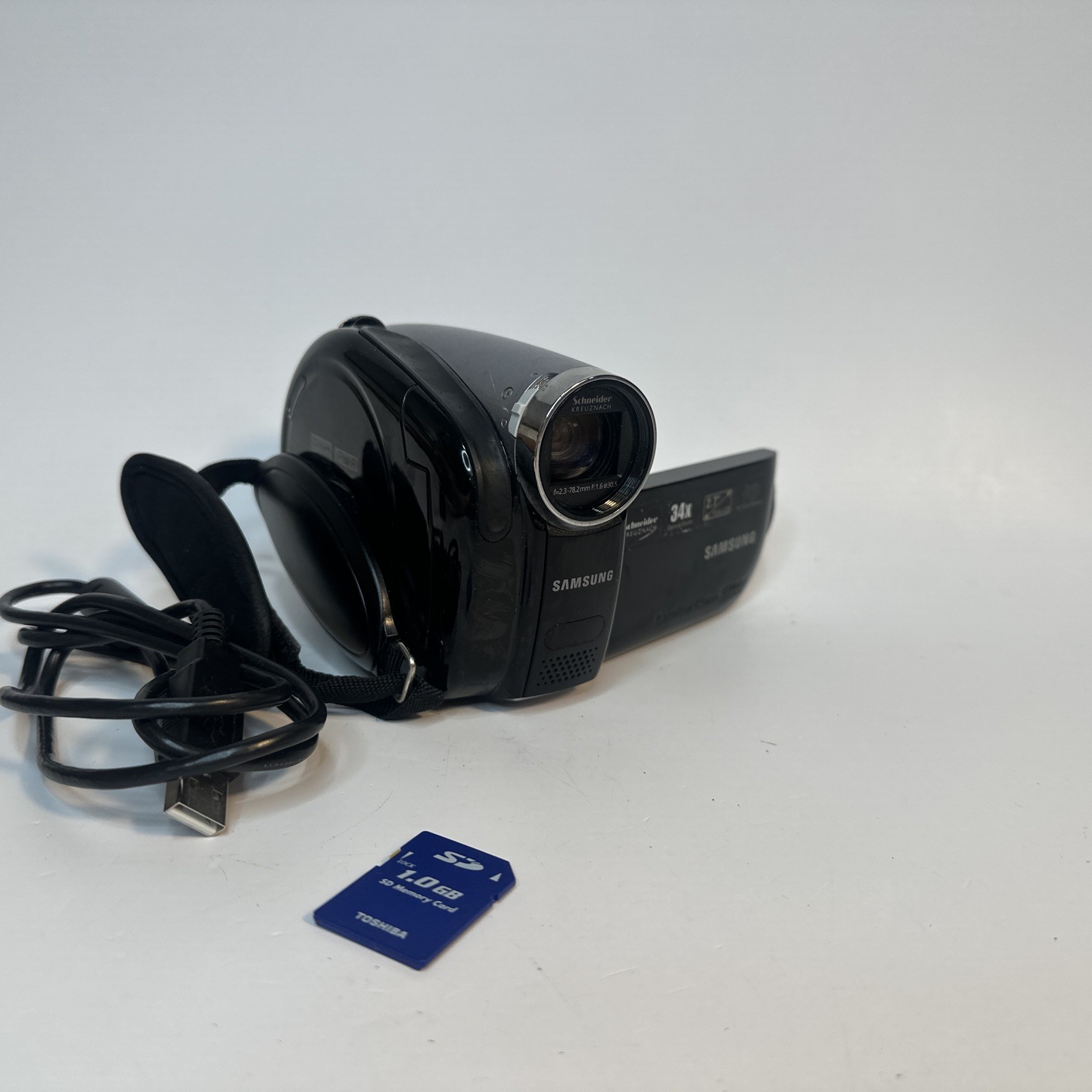 Samsung Schneider Kreuznach SC-DX103 DVD Camcorder, Tested W/SD Card