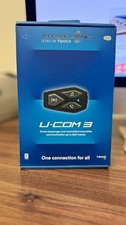 Interphone UCOM 3 Single Bluetooth System for Full face /Flip Motorcycle Headset