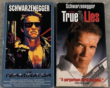 Terminator True Lies VHS Movie Lot Schwarzenegger Cameron 1992 Hemdale 1994