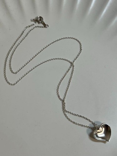 TIFFANY & CO. Collar Corazón Elsa Peretti Plata Esterlina 925 con Caja y Bolsa - Imagen 13 de 21