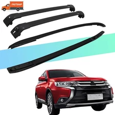 4PCS Roof Rack Cross Bar For 2013-2021 Mitsubishi Outlander Side Rails Cargo Bar
