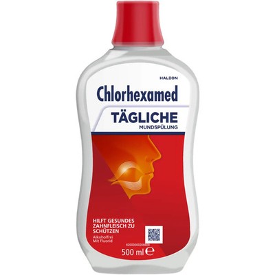 CHLORHEXAMED tägliche Mundspülung 0,06% 500 ml PZN 16393823