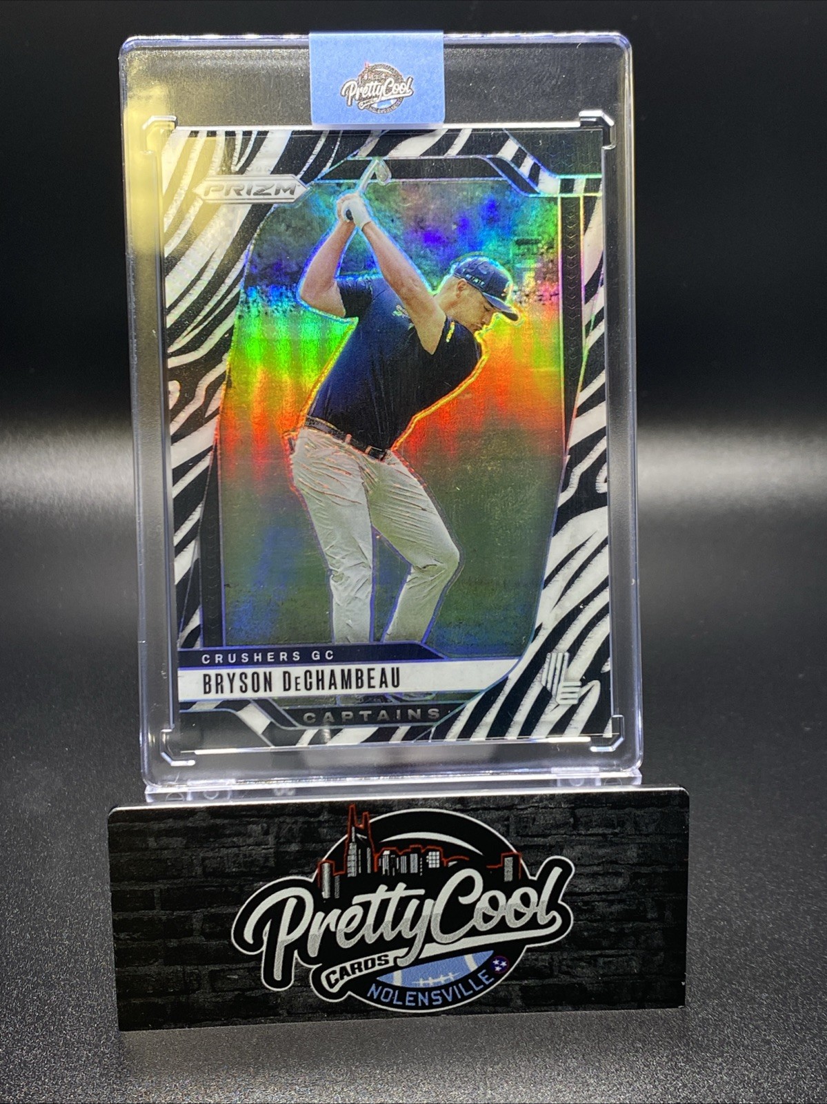BRYSON DECHAMBEAU 2025 PANINI PRIZM LIV #70 CAPTAINS ZEBRA SSP CRUSHERS GC