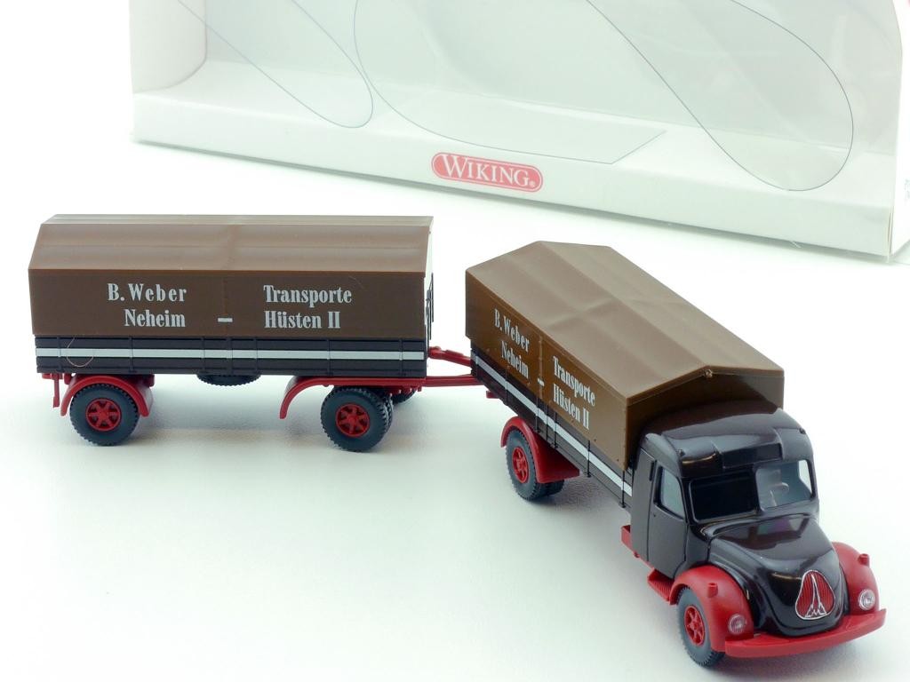 Wiking 8550232 Magirus S7500 Box Truck LKW 1:87 Mint! OVP BL 1707-21-13