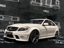 New Release GT Spirit 1 18 Mercedes Benz C63 AMG 2007 W204 White Metallic Merced