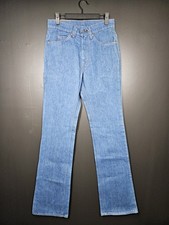 VINTAGE DEADSTOCK W/ TAGS Levi's 517 Saddleman Boot Jeans Orange Tab W31 L32