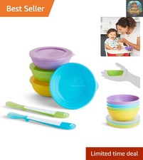 10-Piece Love-a-Bowls Set: Leak-Proof Baby Feeding Bowls with Lids  Spoons