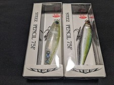 DAIWA Steez Pencil 75F Set of 2 Secret Chart Natural Ghost Shad 4 DAIWA STEEZ
