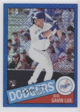 2020 Update Silver Pack 1985 Topps Chrome Baseball Blue 100/150 Gavin Lux 0c6