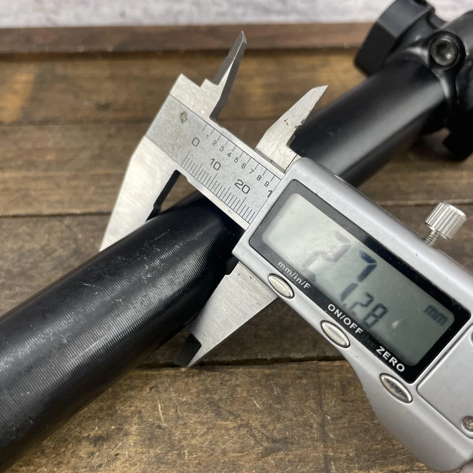 Schwinn XS BMX Bicycle Seatpost 27.2 mm Braced Black Aluminum Micro Adjust - Image 4 of 4