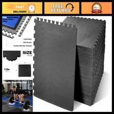 Interlocking Foam Exercise Mat - EVA Puzzle Tiles for Home Gym, Fitness, MMA, Sh
