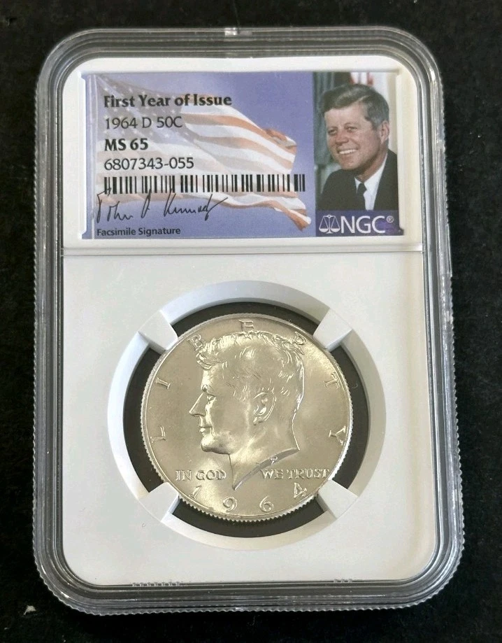 MS 65 Graded 1964 Kennedy US Half Dollars (1964-Now) for sale | eBay