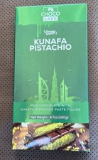 Dubai Style Chocolate Kunafa Pistachio Paste Bar-6.7oz-Exp.11/26 Choco Lake Milk