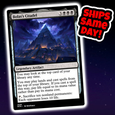 Bolas's Citadel - Custom Art Magic: The Gathering Playtest Card - Commander EDH