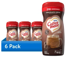 Nestle Coffee Mate Chocolate Creme Powder Coffee Creamer, 15 Oz (Pack 6)
