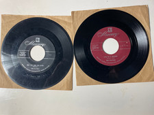 2 The Platters 45-Records Only You And You Alone One In A Million Mercury