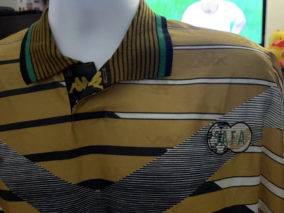 South Africa 1998 World Cup Shirt XL Genuine Original Vintage Football Jersey - Image 3 of 4