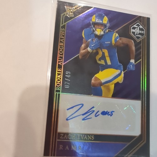 Zach Evans - 2023 Panini Limited - Rookie Autographs #230 /49 - AU - RC - Picture 3 of 5