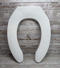 BEMIS Commercial Toilet Seat, 1055 Plastic Elongated Bowl, Open Front Less Cover