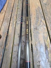 shakespeare Vintage 1980s Omni Carbon Match 12ft With Rare Lined Rod Rings Vgc