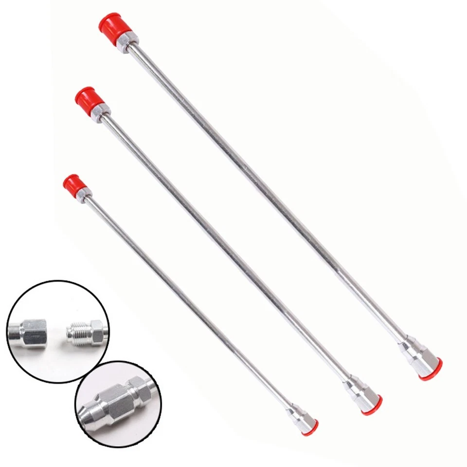 3 Stück Airless Spritzpistolen Verlängerung 20/30/38cm Aluminium - Bild 4 von 4