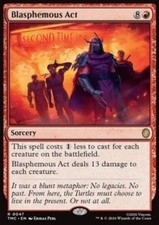 Blasphemous Act - Commander: Teenage Mutant Ninja Turtles (Rare) [TMC-47]