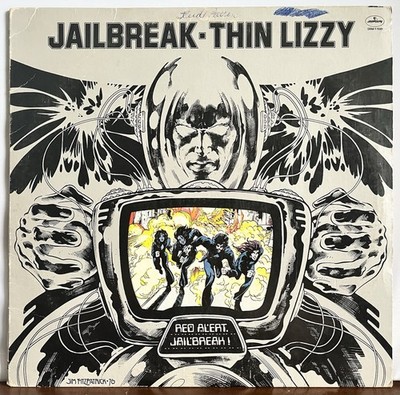 1976 THIN LIZZY Jailbreak SRM-1-1081 LP vinyl album