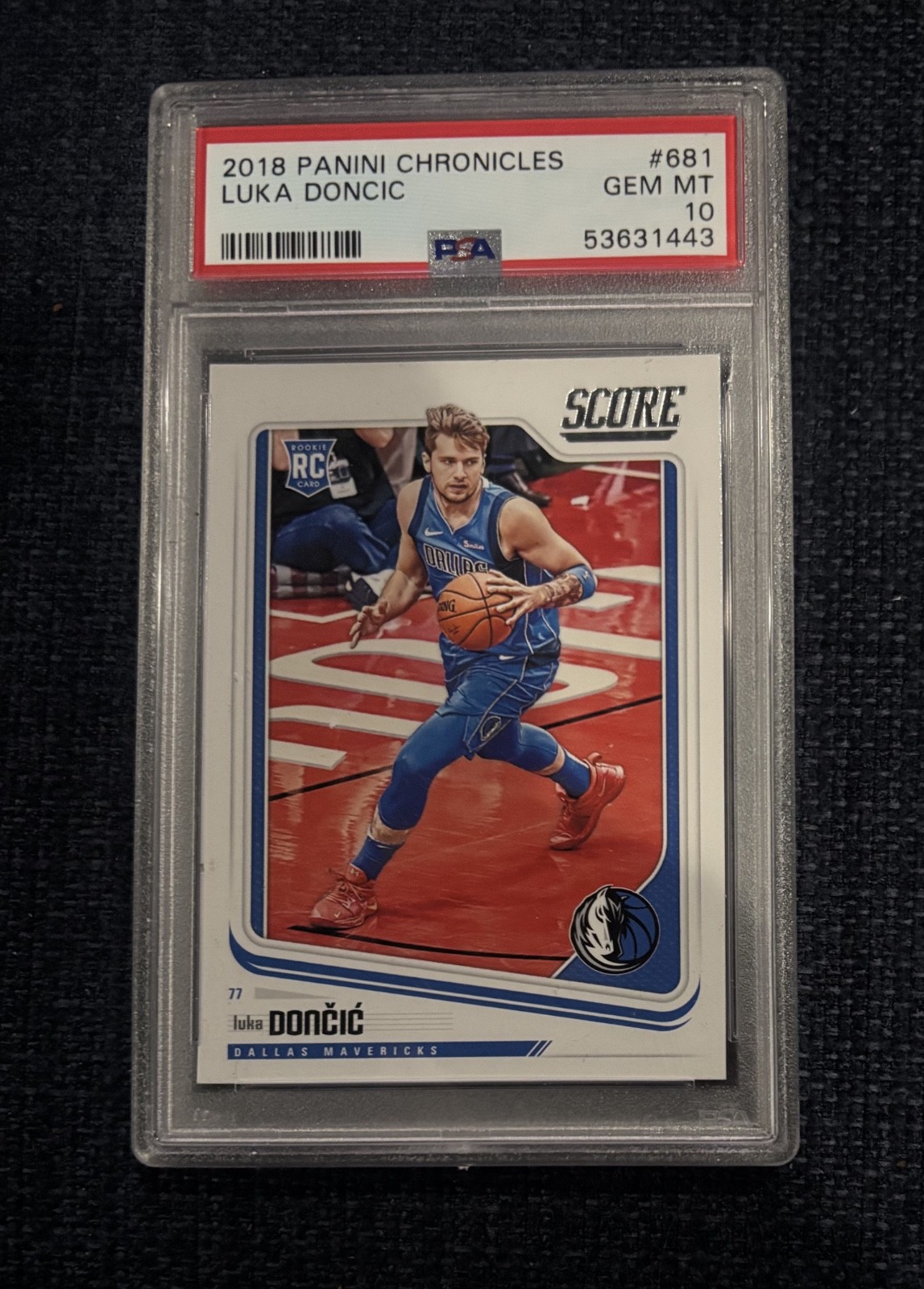Luka Doncic 2018-19 Chronicles Score RC #681 PSA10