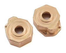 Hot Racing HRATRXF21HC Heavy Metal Brass Knuckle Portal Covers for TRX-4