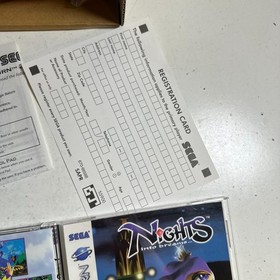 Nights Into Dreams with New 3D Control Pad Controller Sega Saturn, 1996