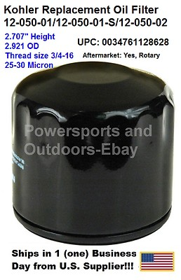 #ad #ad Kohler Replacement Oil Filter 12 050 01 12 050 01 S 12 050 02 $10.99