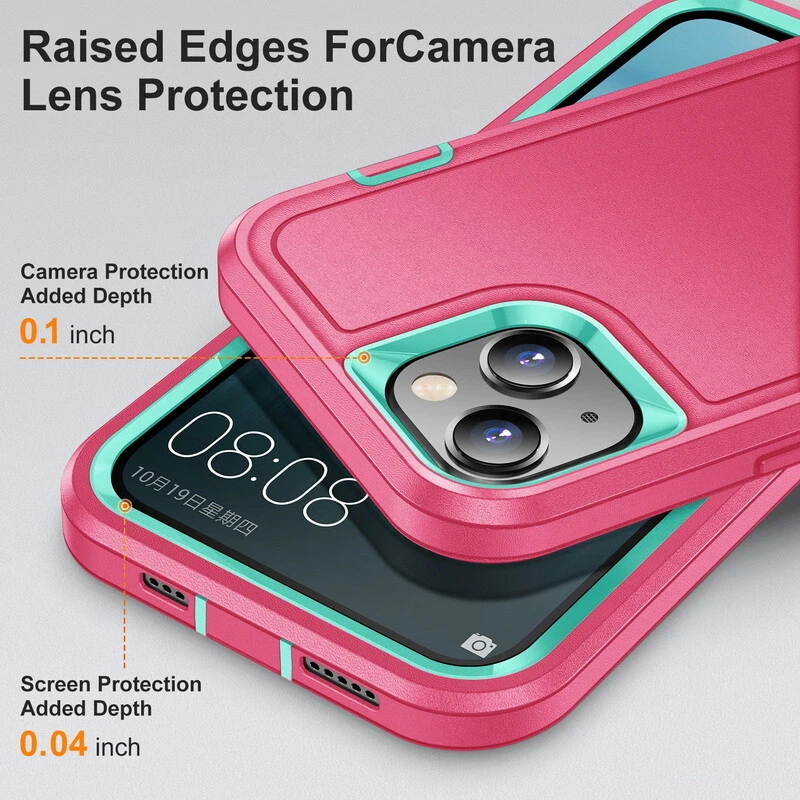 Phone Case For iPhone 16 15 14 13 12 Pro Max Shockproof Hard TPU Hybrid PC Cover - Image 4 of 4