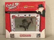 Genuine Etch-A-Sketch 60th Anniversary Monopoly Game Limited Edition 60 Years