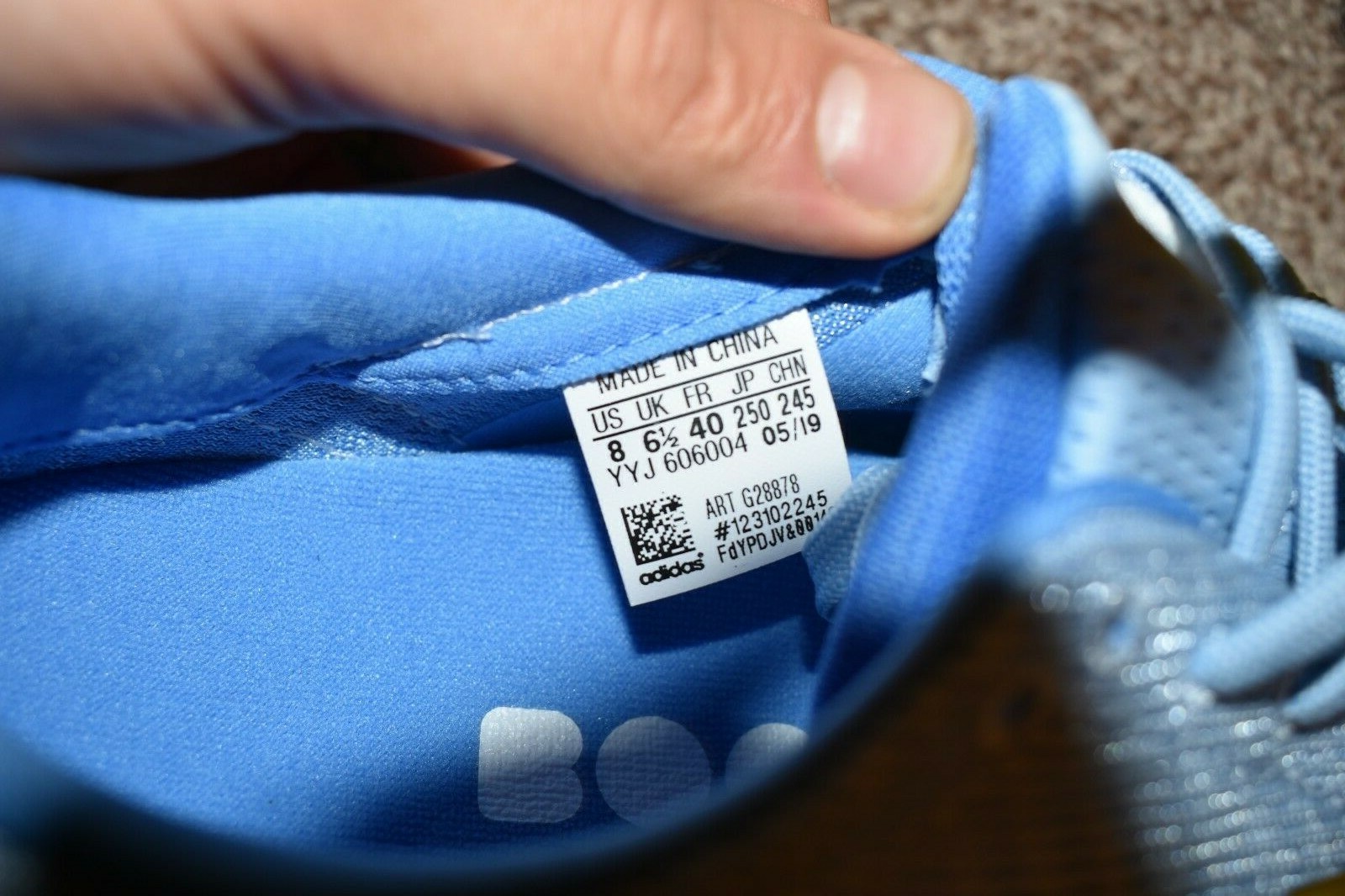 Size 8 - adidas adizero boston 8 Blue Gold for sale online | eBay